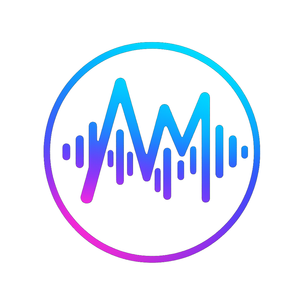 AuraMark Records circular AM logo